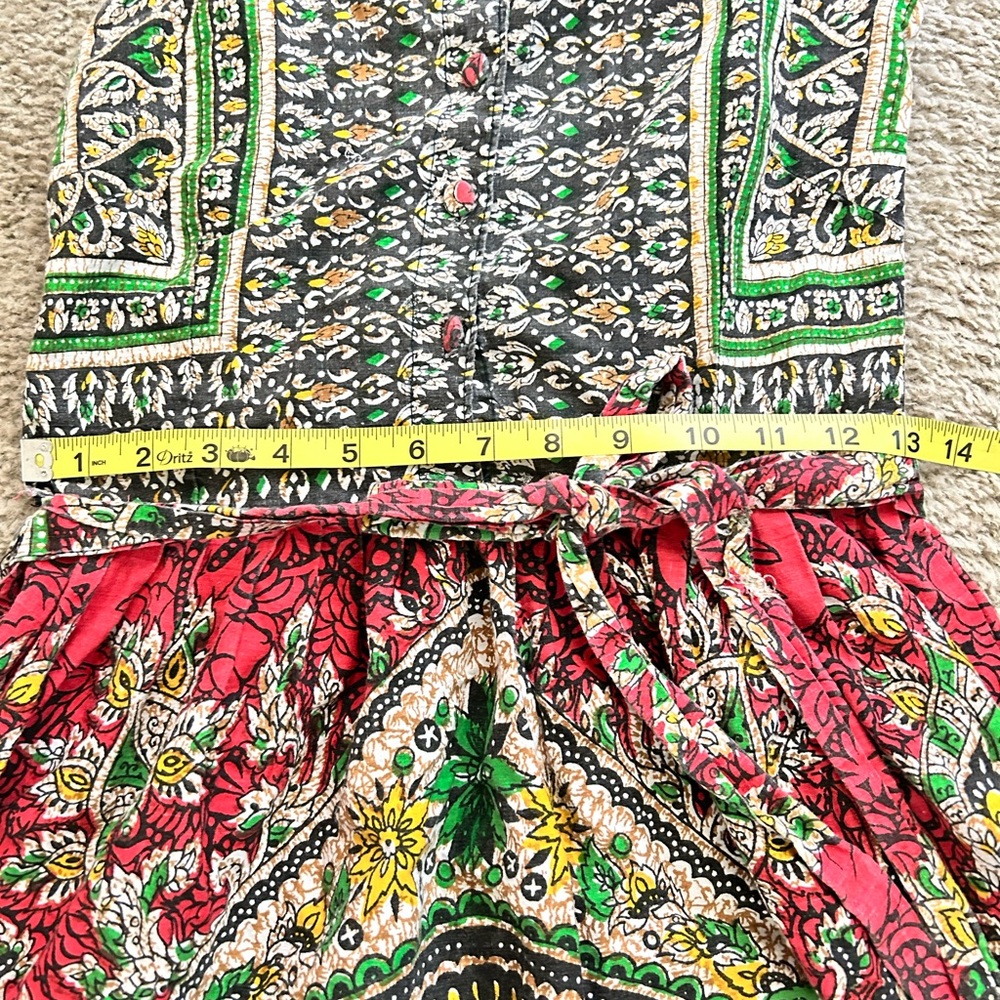 Vintage boho cotton dress
